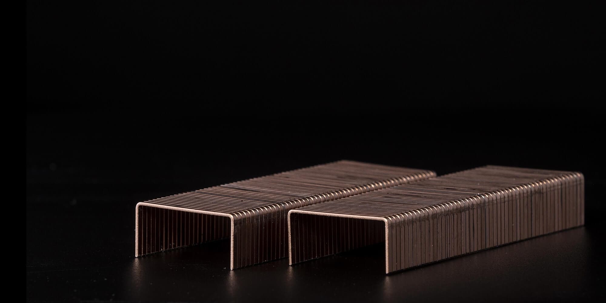Copper coated staples